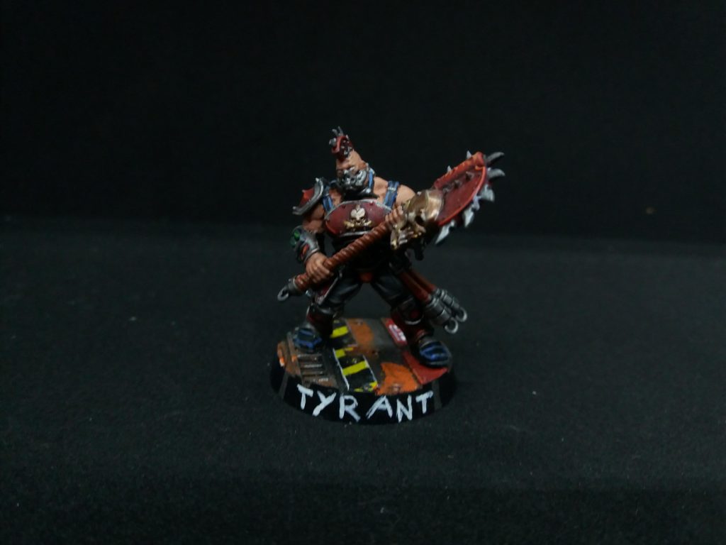 Tyrant the Necromunda Goliath gang champion