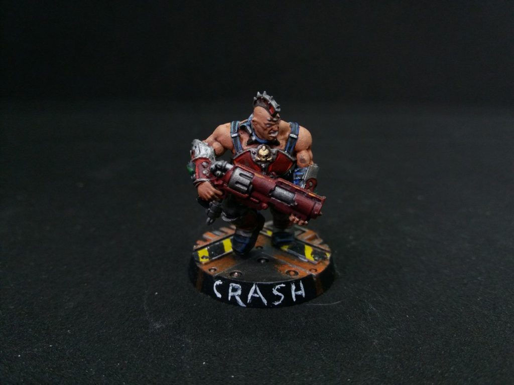 Crash the Necromunda Goliath Gang ganger