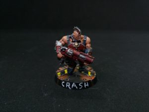 Crash the Necromunda Goliath Gang ganger