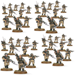 Poor Bloody Infantry in a Combined Squad a la Codex Astra Militarum