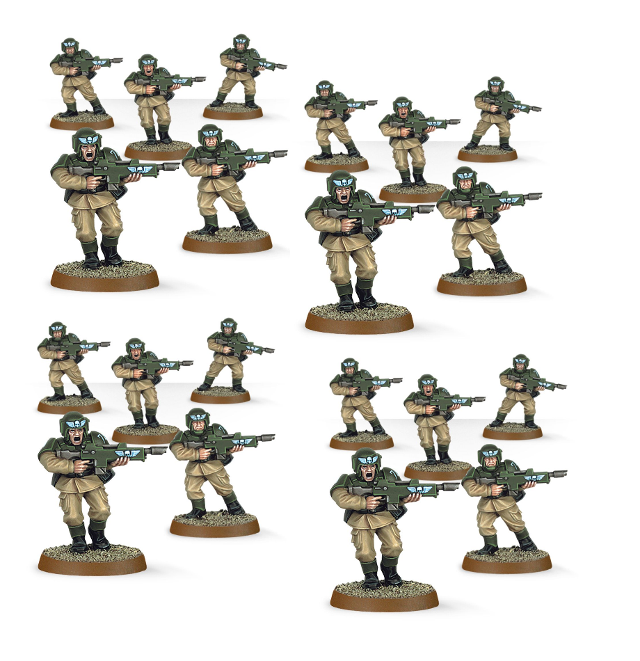 Cadian Conscripts A La Codex Astra Militarum