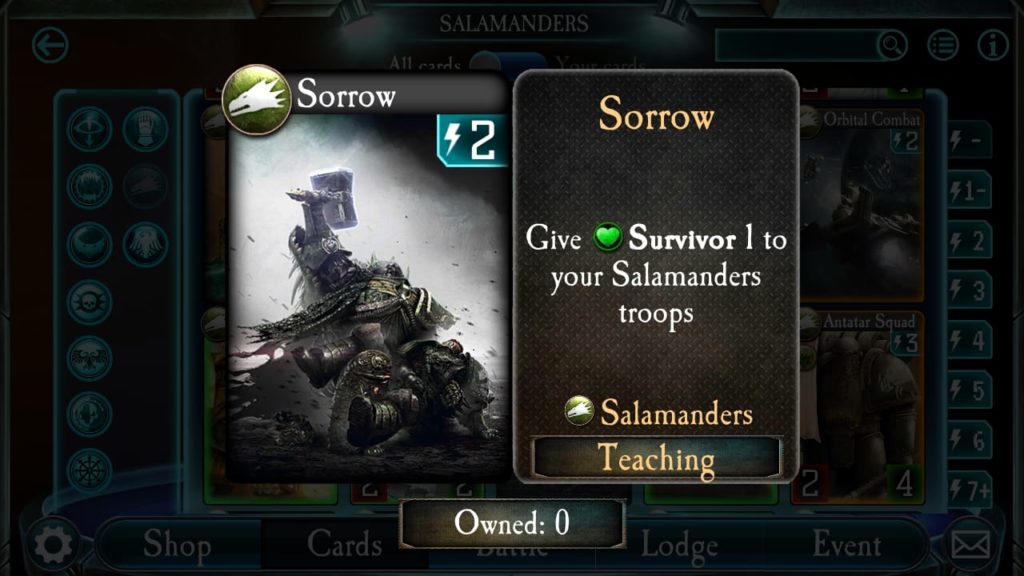 Salamander Survivoring