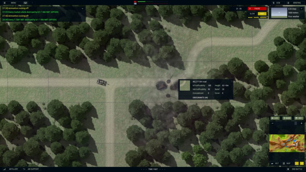 Armored Brigade what kind of Cold War game doesn't feature WARPAC tanks popping turrets off. 