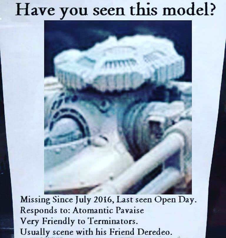 2018 Forge World Just model your Daredeo with actual, Dreadnought size Pavise