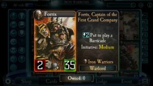 Alpha Legion Iron Warriors Forrix