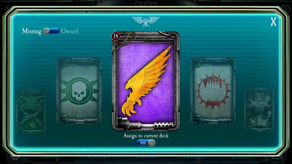 Horus Heresy Legions Titans card backs for card hacks