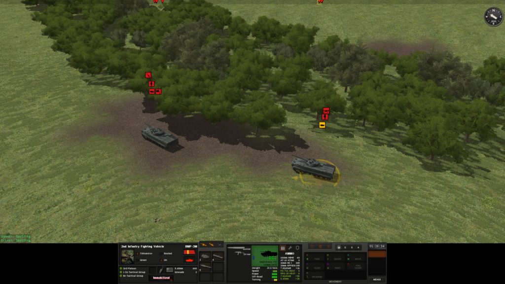 Combat Mission: Black Sea review: BMP-3s get immobilized in dirt 