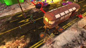 Reality's Edge gameplay showing two characters bearing burn tokens.