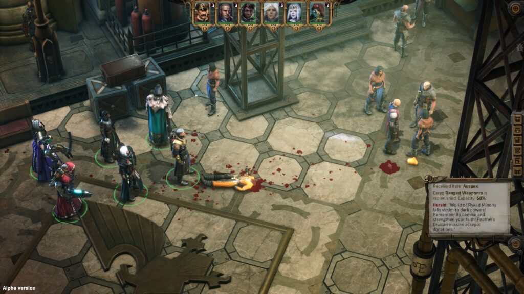 Warhammer 40,000: Rogue Trader features a lot of blood and dismemberment