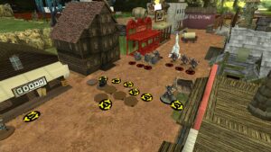 Thud and Blunder: a spell wipes out a lot of goblins.