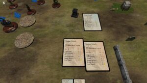 Three Moonstone combat cards, indicating a crit