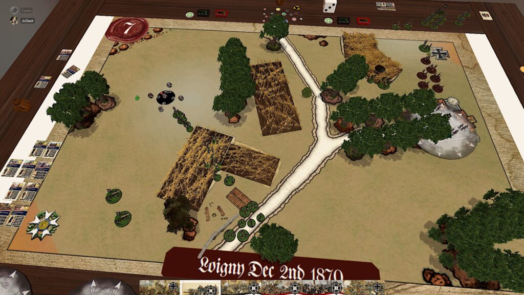 TTS screenshot showing a game of Eagles of Empire 