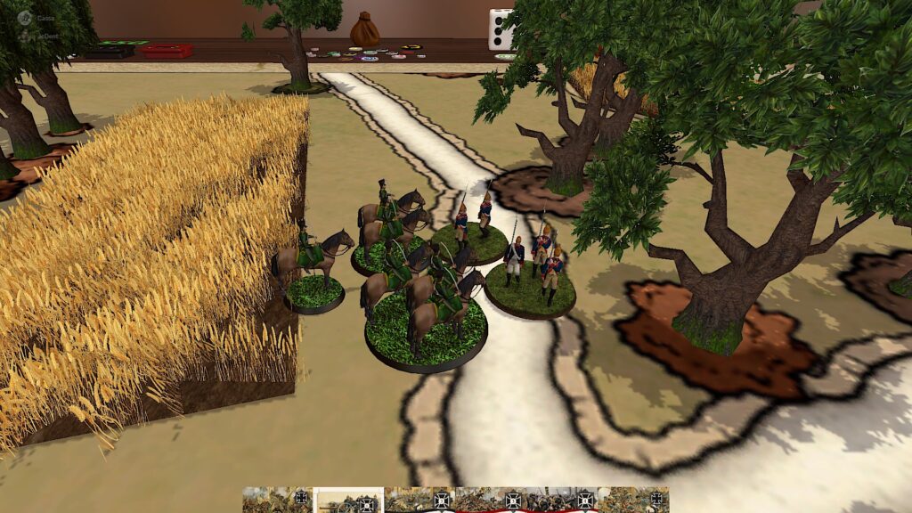 TTS screenshot showing a game of Eagles of Empire 