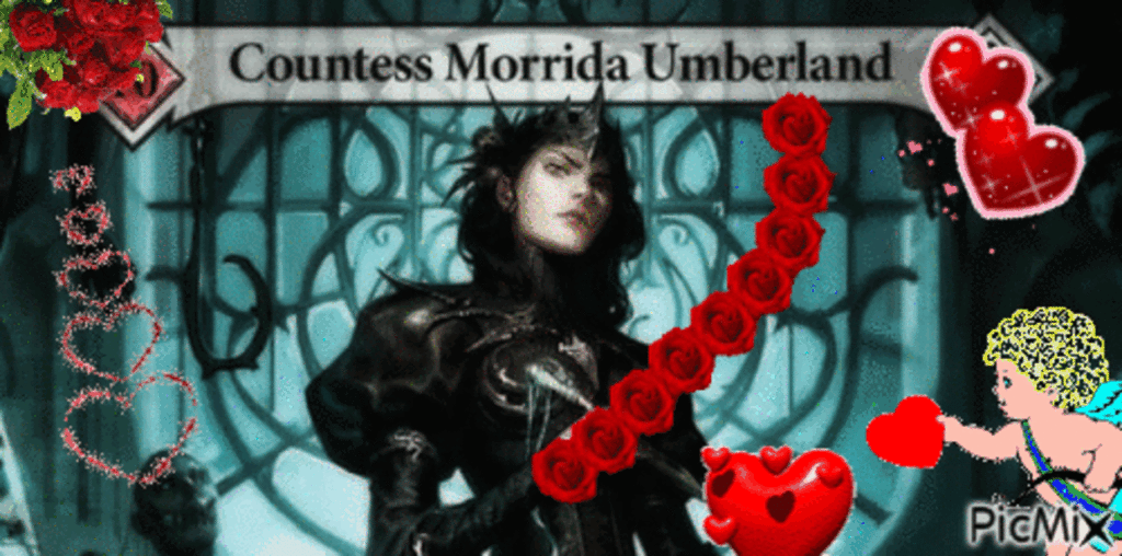 Malediction: What if Morrida ran into some errant blingee stuff?