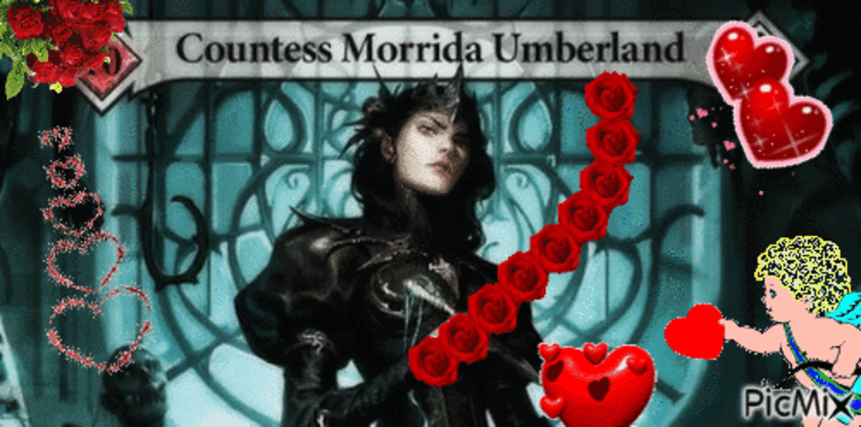 Malediction: What if Morrida ran into some errant blingee stuff?